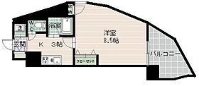 タワーＴＯＲＩＫＡＩ 501 ｜ 福岡県福岡市中央区鳥飼２丁目6-2（賃貸マンション1K・5階・25.00㎡） その2