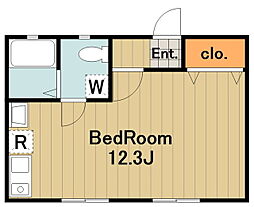 ドーム多摩M ワンルームの間取図画像