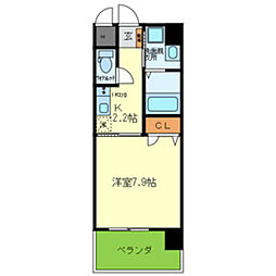 GLORYKISERA 1Kの間取図画像