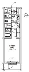 カーサスプレンディッド新中野 1Kの間取図画像