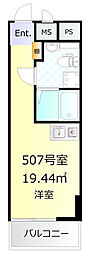 チサンマンション三軒茶屋第一 ワンルームの間取図画像