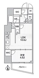 S-RESIDENCE蔵前balm 1LDKの間取図画像