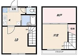 stage 四ツ谷 1階1SLDKの間取り