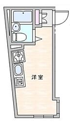 GRACIATERRACE高田馬場 ワンルームの間取図画像