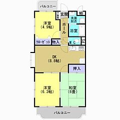 物件の間取り