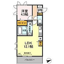 ペルラディアマンテ　Ｂ棟 210 ｜ 福岡県久留米市梅満町315-1（賃貸アパート1LDK・2階・41.95㎡） その2