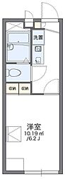 レオパレスフレンズ 1Kの間取図画像