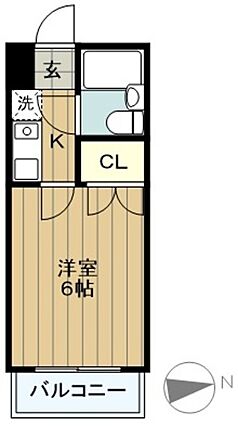 スカイコート多摩川２_間取り_0