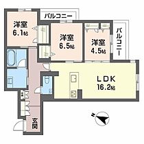 シャーメゾン鳥飼 A0301 ｜ 福岡県福岡市中央区鳥飼１丁目3-39（賃貸マンション3LDK・3階・82.36㎡） その2