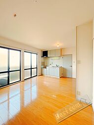 南海加太線 二里ヶ浜駅 徒歩4分の賃貸アパート 1階2LDKのリビング/ダイニング