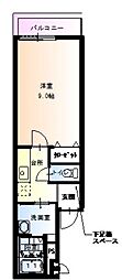 フジパレス東三国ヶ丘WEST 1Kの間取図画像