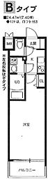 アトラス 1Kの間取図画像