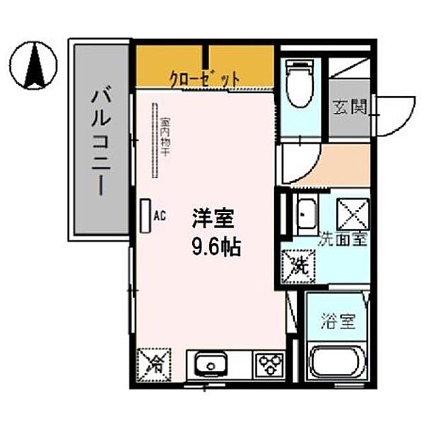 和歌山県和歌山市西汀丁(賃貸アパート1R・3階・29.00㎡)の写真 その2