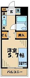 多摩学生マンション 2階
