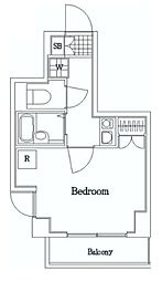 ヴェルステージ大森西 3階1Kの間取り