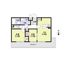 ブライトガーデン 2階/202