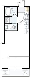 flap所沢 1LDKの間取図画像