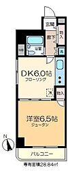 アーバンテラス.N 1DKの間取図画像