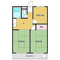 長嶋コーポ 205 ｜ 東京都江戸川区篠崎町６丁目7-5（賃貸マンション3K・2階・42.00㎡） その2