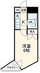 セントヒルズ橋本 1Kの間取図画像