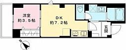 ラ フレーズ 1DKの間取図画像