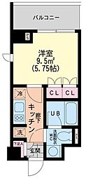 エスティメゾン新中野 1Kの間取図画像