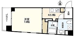プロスペクト荻窪 1Kの間取図画像