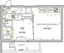 ベルシードステアー東十条駅前 1LDKの間取図画像