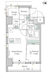 ワンルーフレジデンス錦糸町 5階1SLDKの間取り