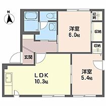 アバンセ　Ｂ 101 ｜ 岩手県奥州市水沢字谷地明円37-4（賃貸アパート2LDK・1階・49.30㎡） その2