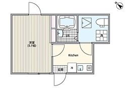 サザンロード新小岩II 1Kの間取図画像