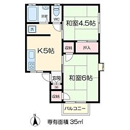 リリーハイツ 1階/-