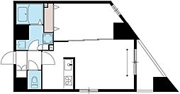 リブリ・サンヴィレッジ26 1LDKの間取図画像