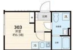 モント方南町 ワンルームの間取図画像