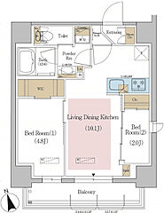 物件の間取り