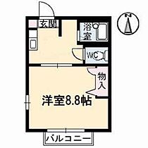 ディアスＡＭＯ A0201 ｜ 徳島県徳島市中前川町２丁目14（賃貸アパート1K・2階・27.39㎡） その2