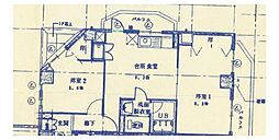 ファミリオン南葛西 2DKの間取図画像