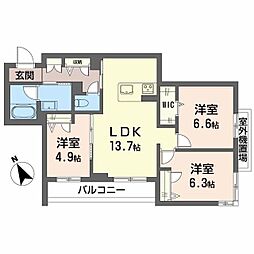 ヴィアソーレ 3階