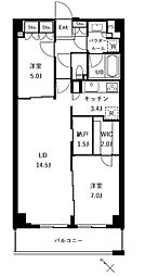 ザ・ケンジントン・レジデンスときわ台 2LDKの間取図画像