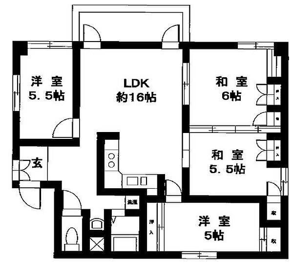 第一アカデミービル ｜兵庫県姫路市安田４丁目(賃貸マンション4LDK・7階・70.93㎡)の写真 その2