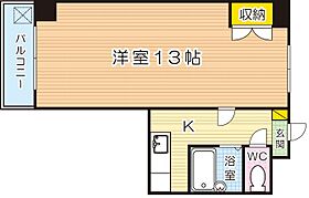 ロイヤルセンチュリー 507 ｜ 福岡県北九州市小倉南区北方２丁目6-9（賃貸マンション1K・5階・30.00㎡） その2