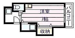 マウントソフィア ワンルームの間取図画像