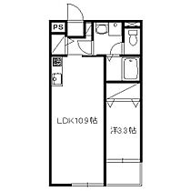 メゾンM  ｜ 山梨県南アルプス市有野3476（賃貸アパート1LDK・1階・34.56㎡） その2