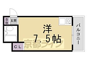 メゾンＧ　丹波橋 207 ｜ 京都府京都市伏見区桃山筒井伊賀西町（賃貸アパート1K・2階・17.50㎡） その2