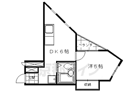 シャトレカルマン 401 ｜ 京都府京都市伏見区桃山町丹後（賃貸マンション1DK・4階・24.47㎡） その2