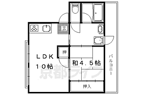 京都府京都市山科区椥辻草海道町（賃貸マンション1LDK・3階・28.00㎡） その2