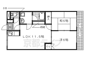 京都府木津川市州見台5丁目（賃貸マンション2LDK・3階・51.30㎡） その2