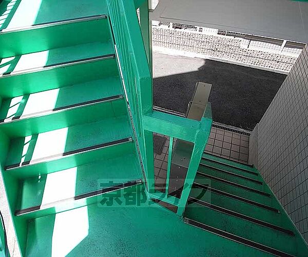 画像18:緑の階段です。