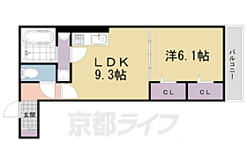 ロワジール 101 ｜ 京都府城陽市久世北垣内（賃貸アパート1LDK・1階・40.33㎡） その2