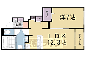 京都府木津川市木津町瓦谷（賃貸アパート1LDK・1階・50.42㎡） その2